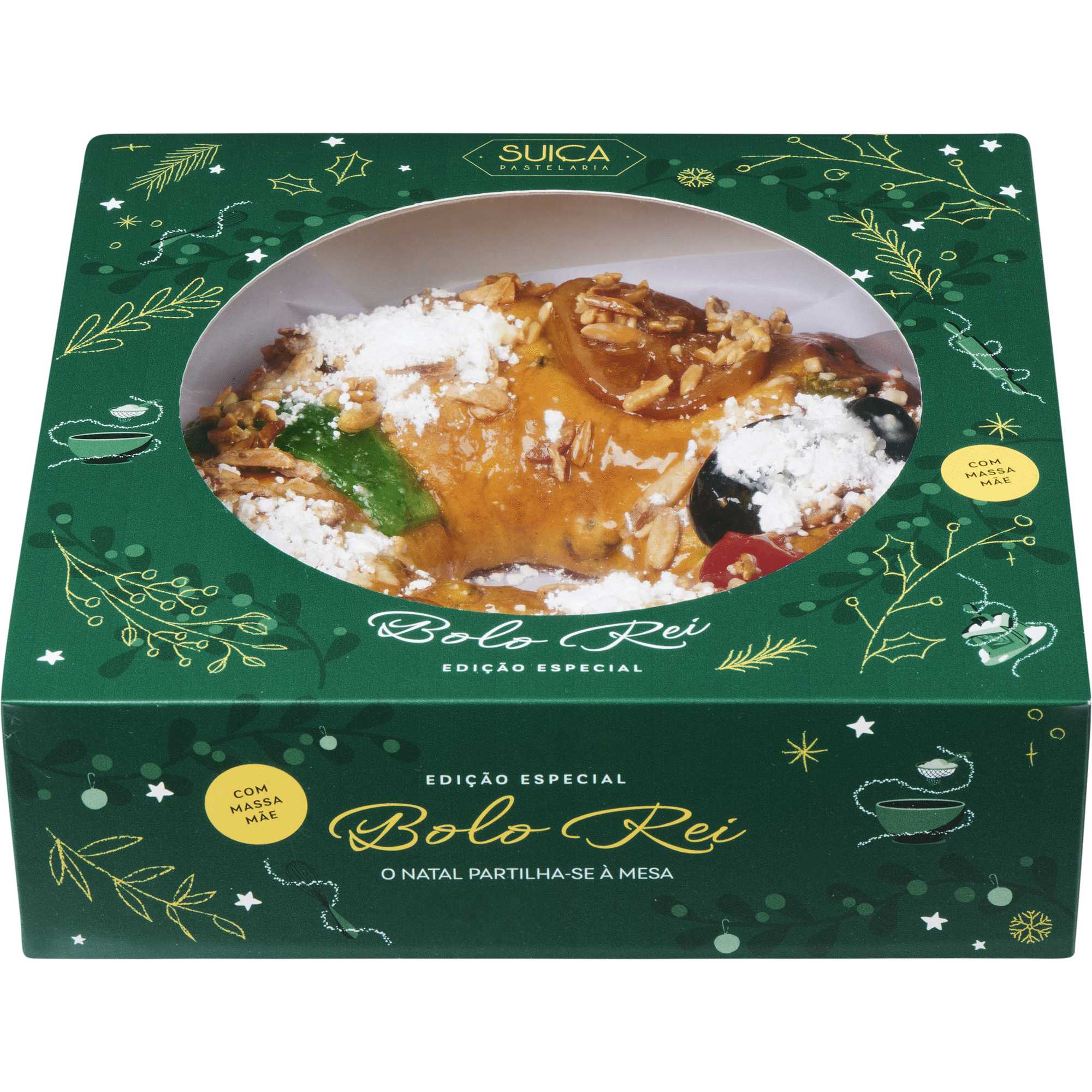 Bolo-Rei Pastelaria Su&iacute;&ccedil;a