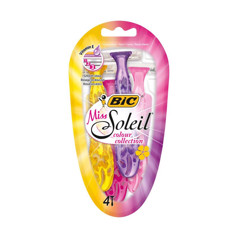 Lâminas Descartáveis Miss Soleil Colors Bic