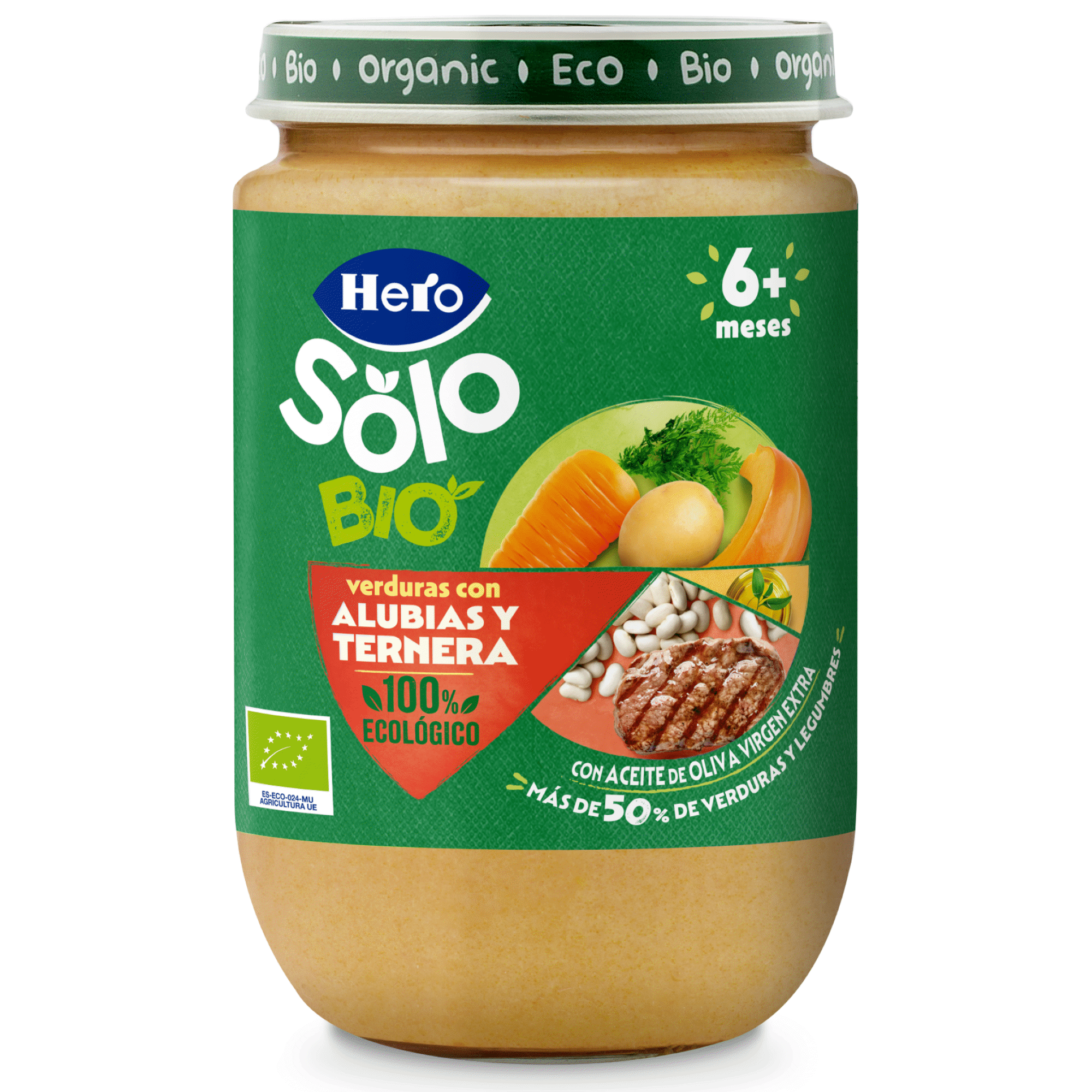 Refeição para Bebé Jardineira com Vitela +6M
