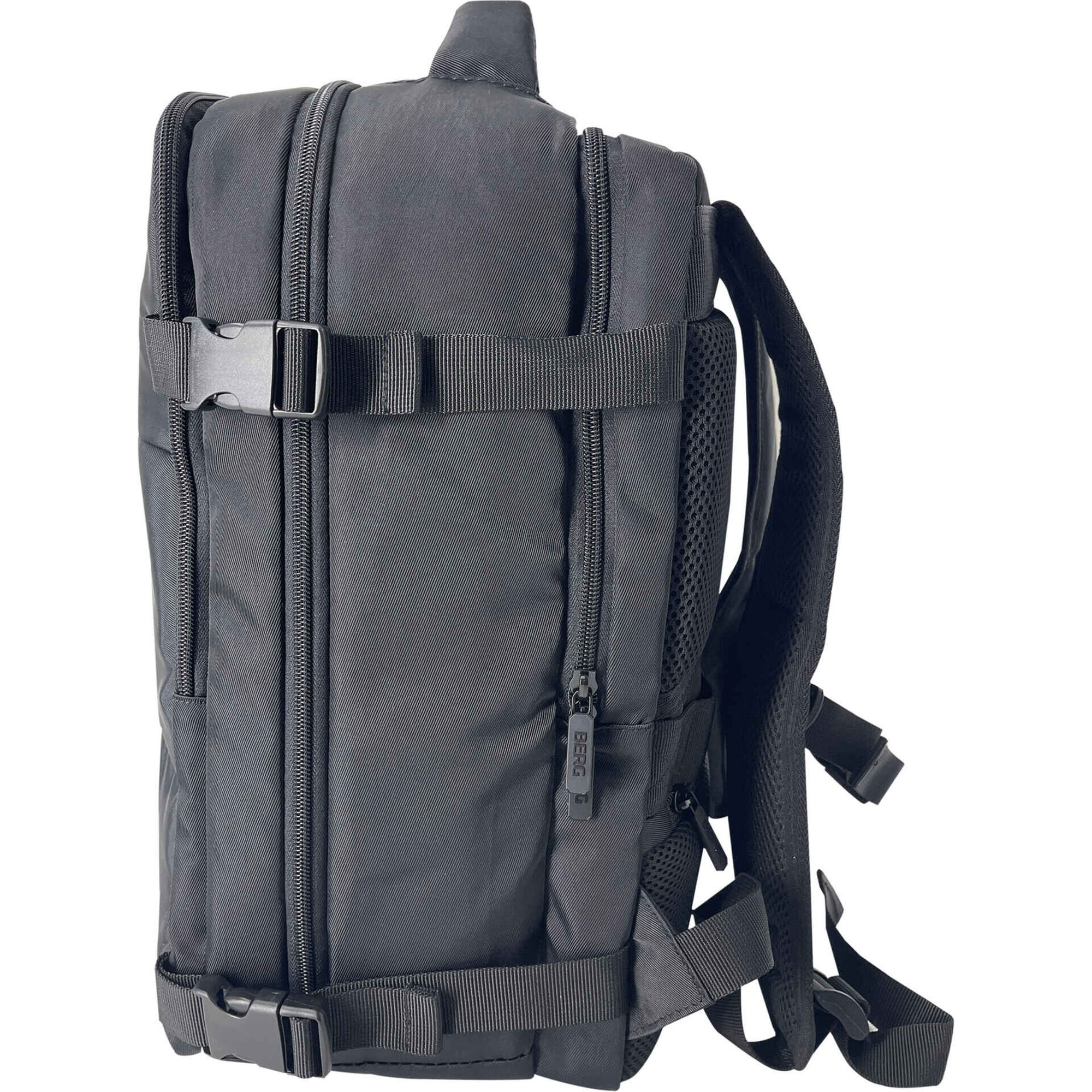Mochila de Viagem com Compress&atilde;o a V&aacute;cuo 24L Preta