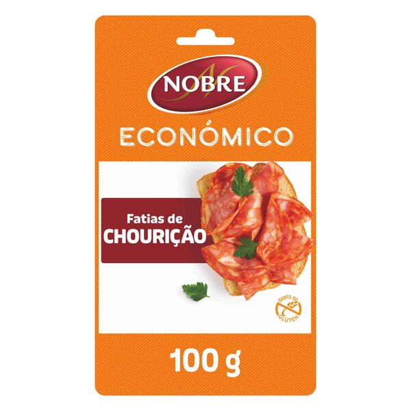 Chourição Sabor Suave Fatiado Nobre