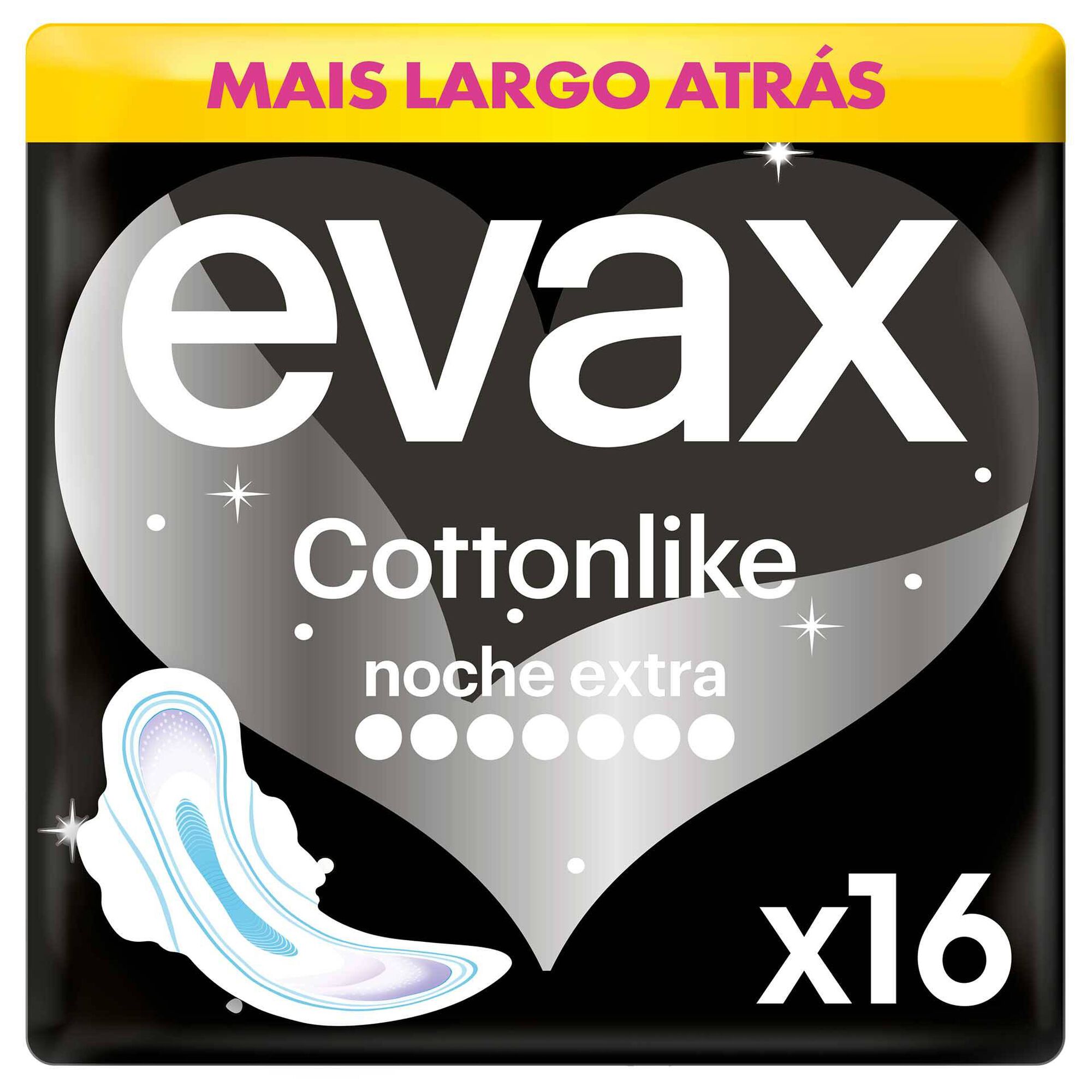 Pensos Higiénicos Cottonlike Noite com Abas