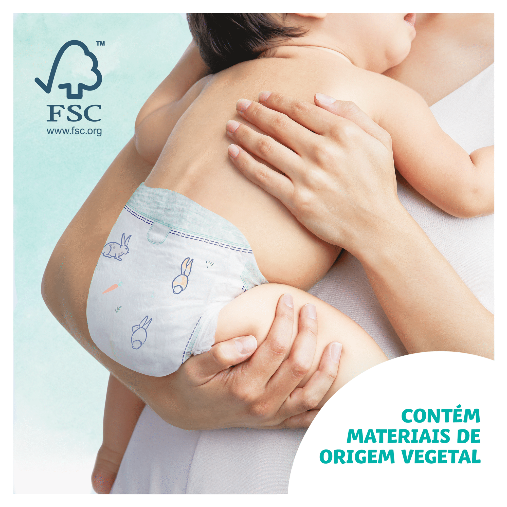 Fraldas Cuidado Total 2-5kg T1