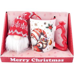 Caneca Pai Natal Asa em Árvore com Boneco