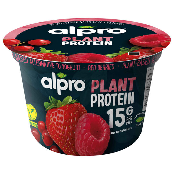 Yofu Soja Frutos Vermelhos Proteína Alpro