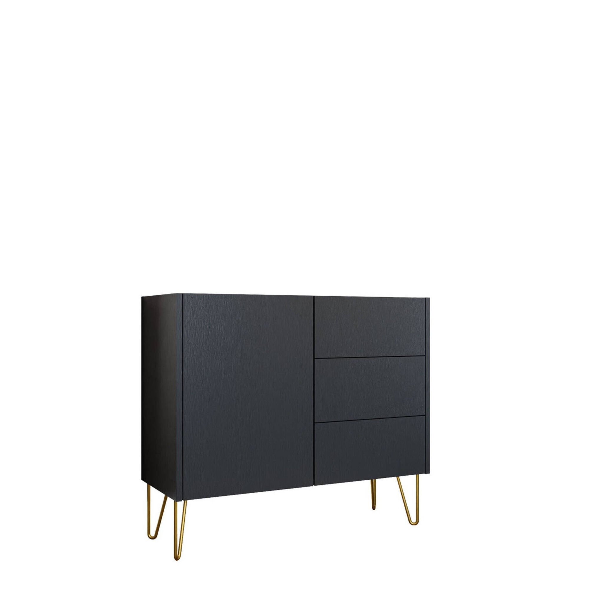Cómoda com pés dourados 97x37x83cm Marine Cómoda com pés dourados 97x37x83cm Marine