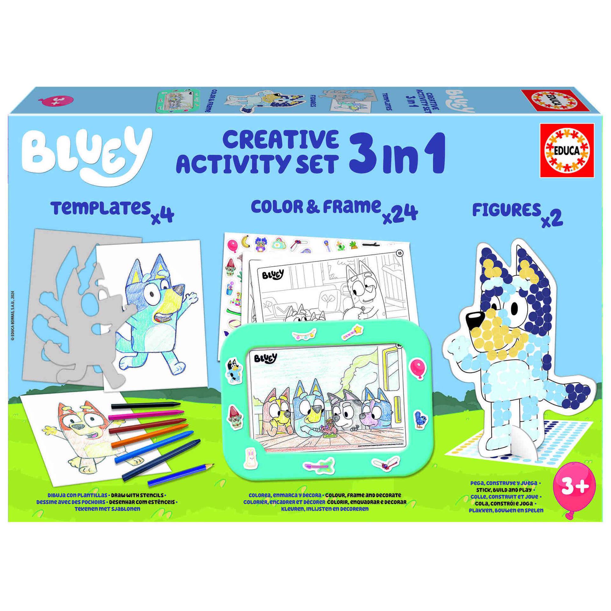 Conjunto Criativo de Atividades Bluey