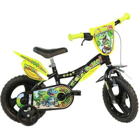 Bicicleta de Criança Roda 12'' +3 Anos Dinossauros Monovelocidade