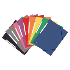 Oxford Capa com Elástico A4 Top File, Várias Cores, 1 Unidade