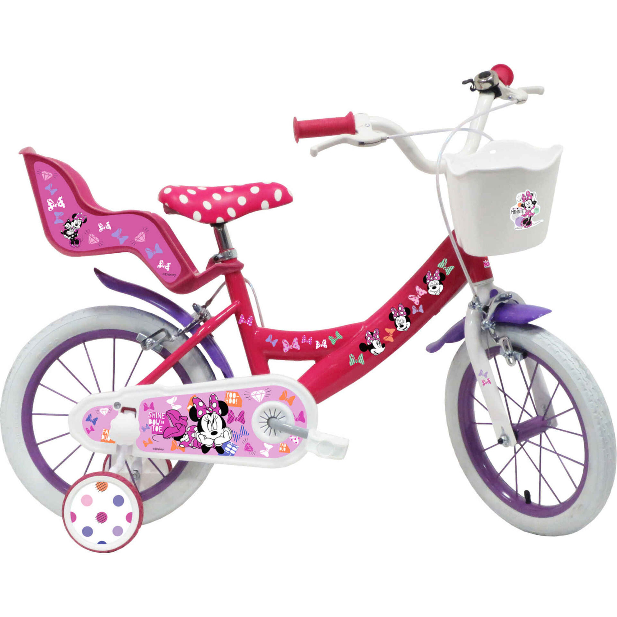 Bicicleta Criança 14'' 4-6 Anos Minnie