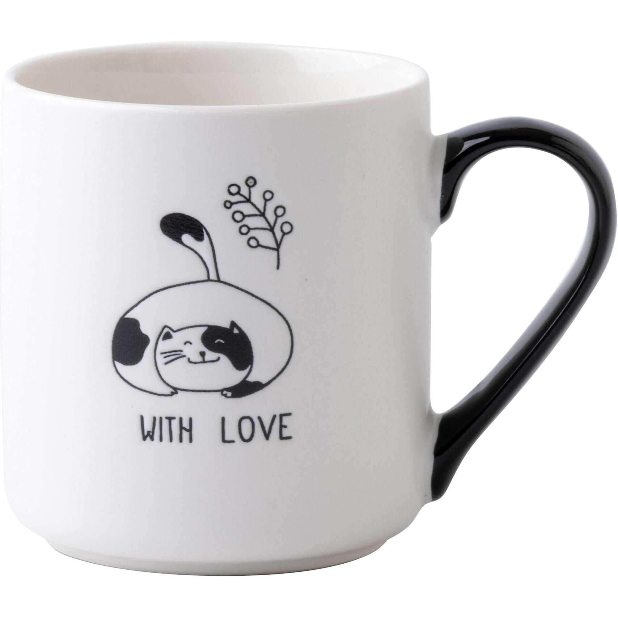 Caneca 370ml Gato With Love