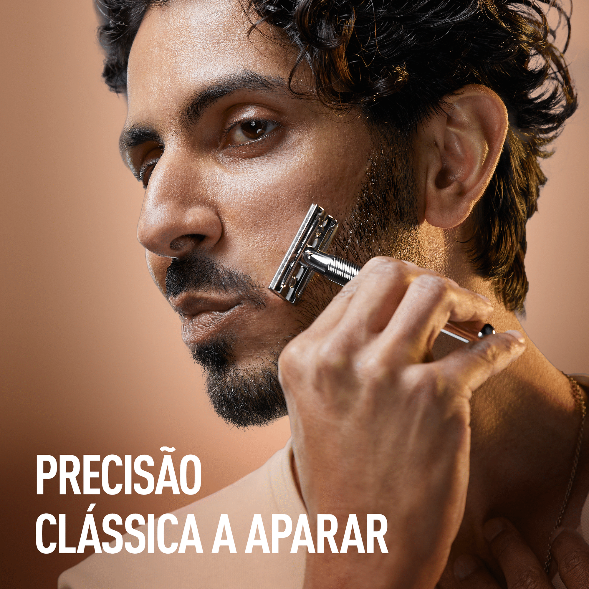 Máquina de Barbear King C. Duplo Gume e 5 Recargas