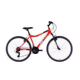 Bicicleta Adulto com Suspens&atilde;o Roda 26'' 21V Play Vermelha Eleven Sports