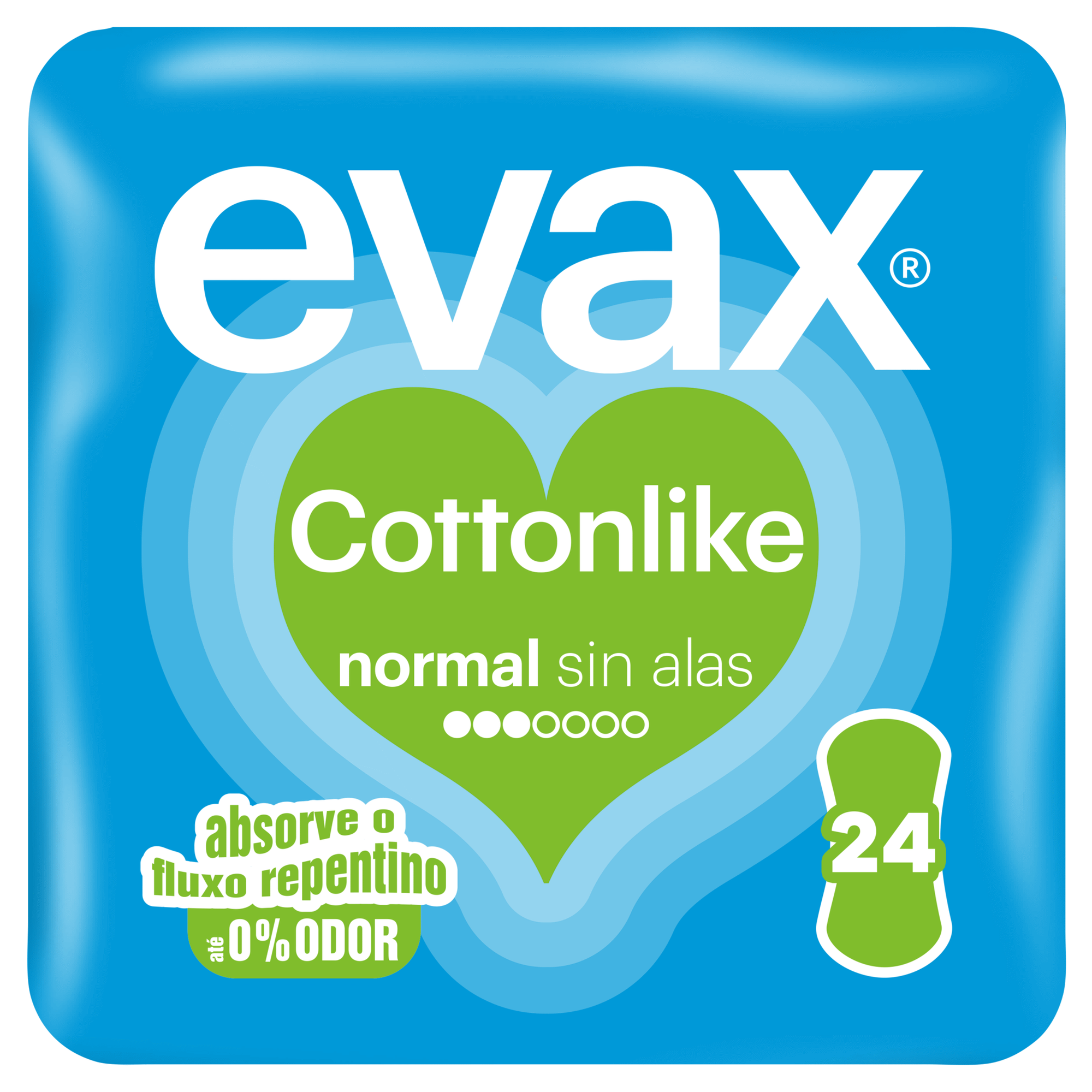 Pensos Higi&eacute;nicos Cottonlike Normal Evax