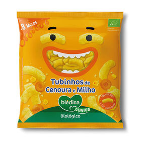 Snack para Bebé Tubinhos de Cenoura e Milho +8M Snack para Bebé Tubinhos de Cenoura e Milho +8M