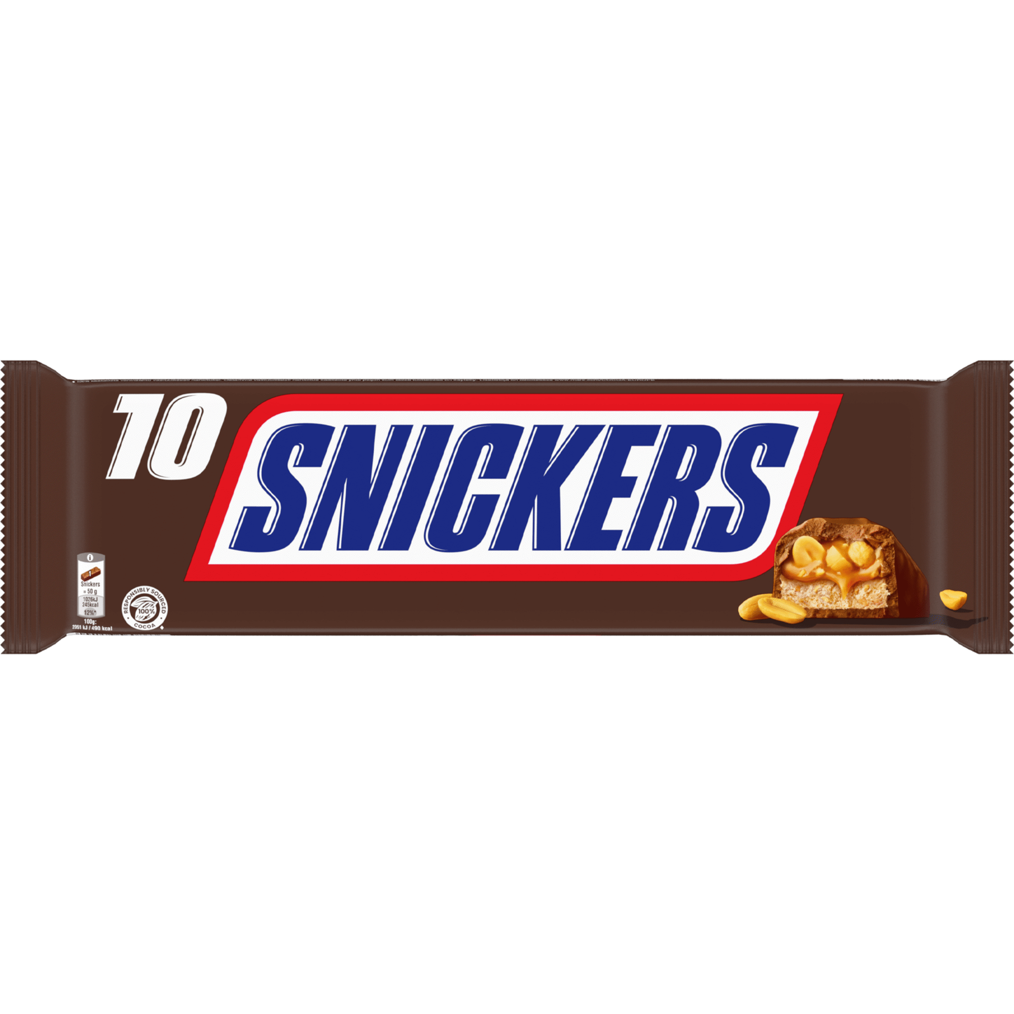 Snack de Chocolate com Amendoim e Caramelo