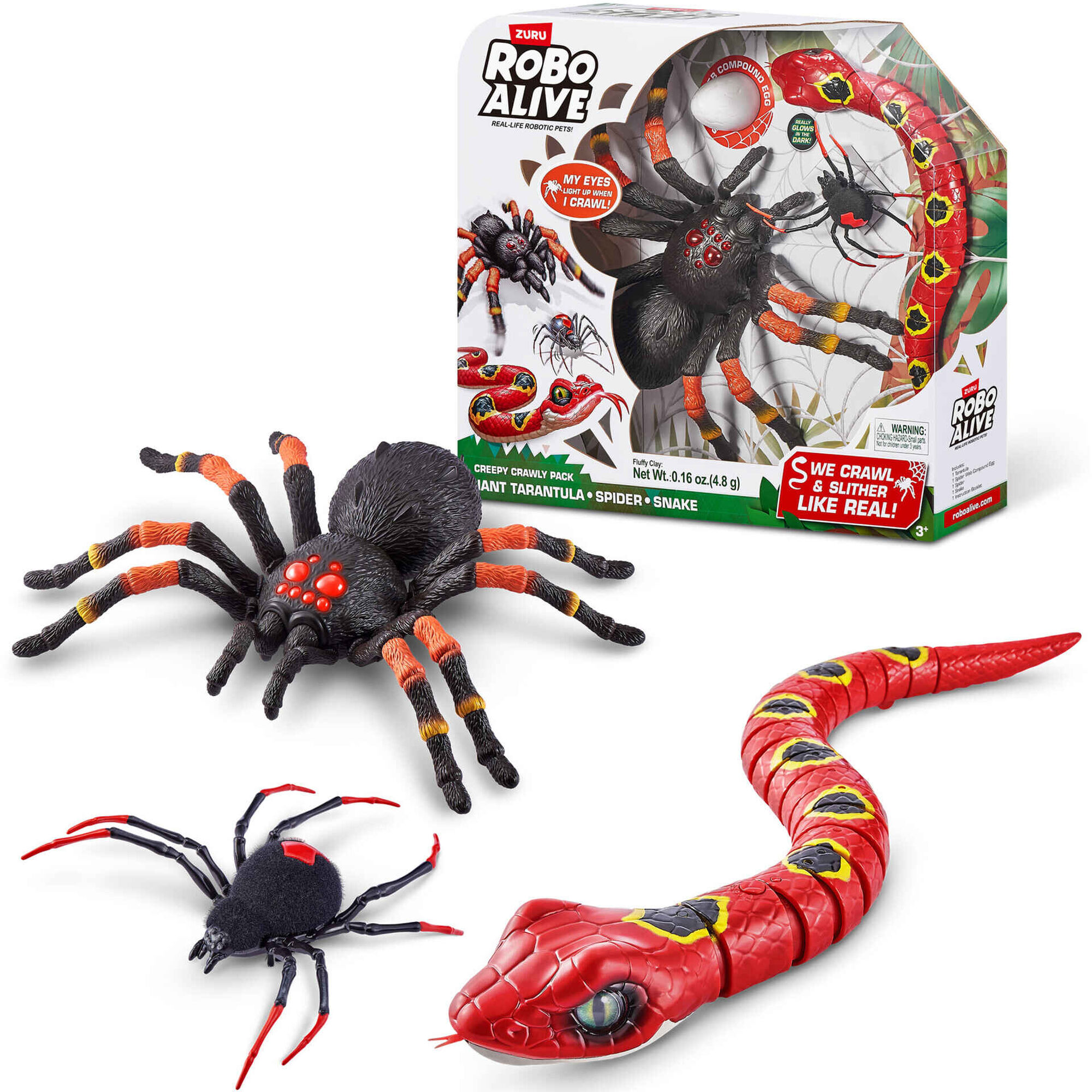 Conjunto de 3 Robôs Répteis