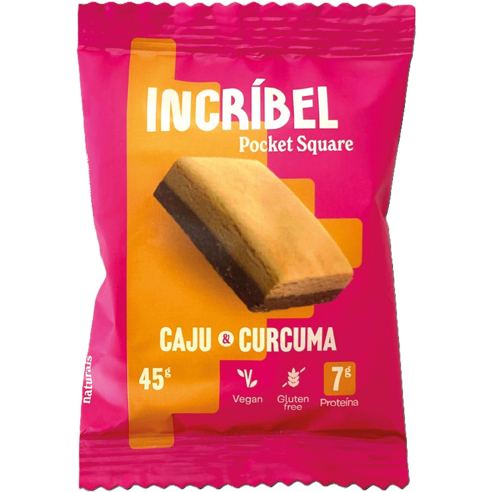 Barra de Proteína Caju e Curcuma sem Glúten