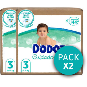 Fraldas Cuidado Total 6-10kg T3 Dodot