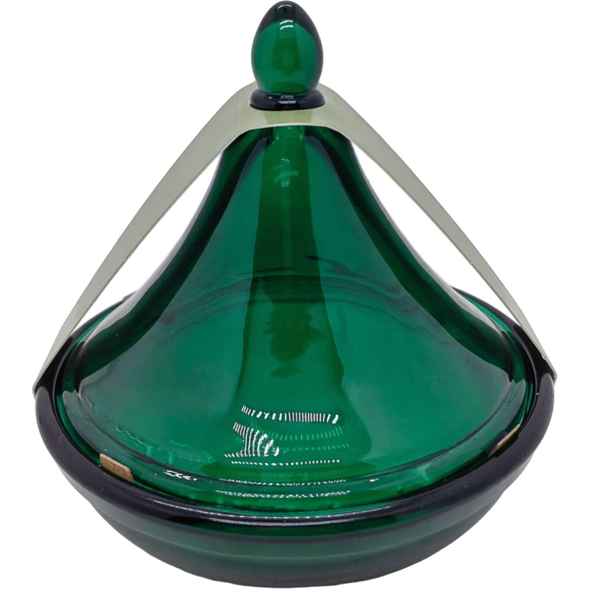 Vela em Copo com Tampa Alta 160g Verde