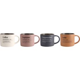 Conjunto 4 Chávenas Chá 250ml Espresso Conjunto 4 Chávenas Chá 250ml Espresso