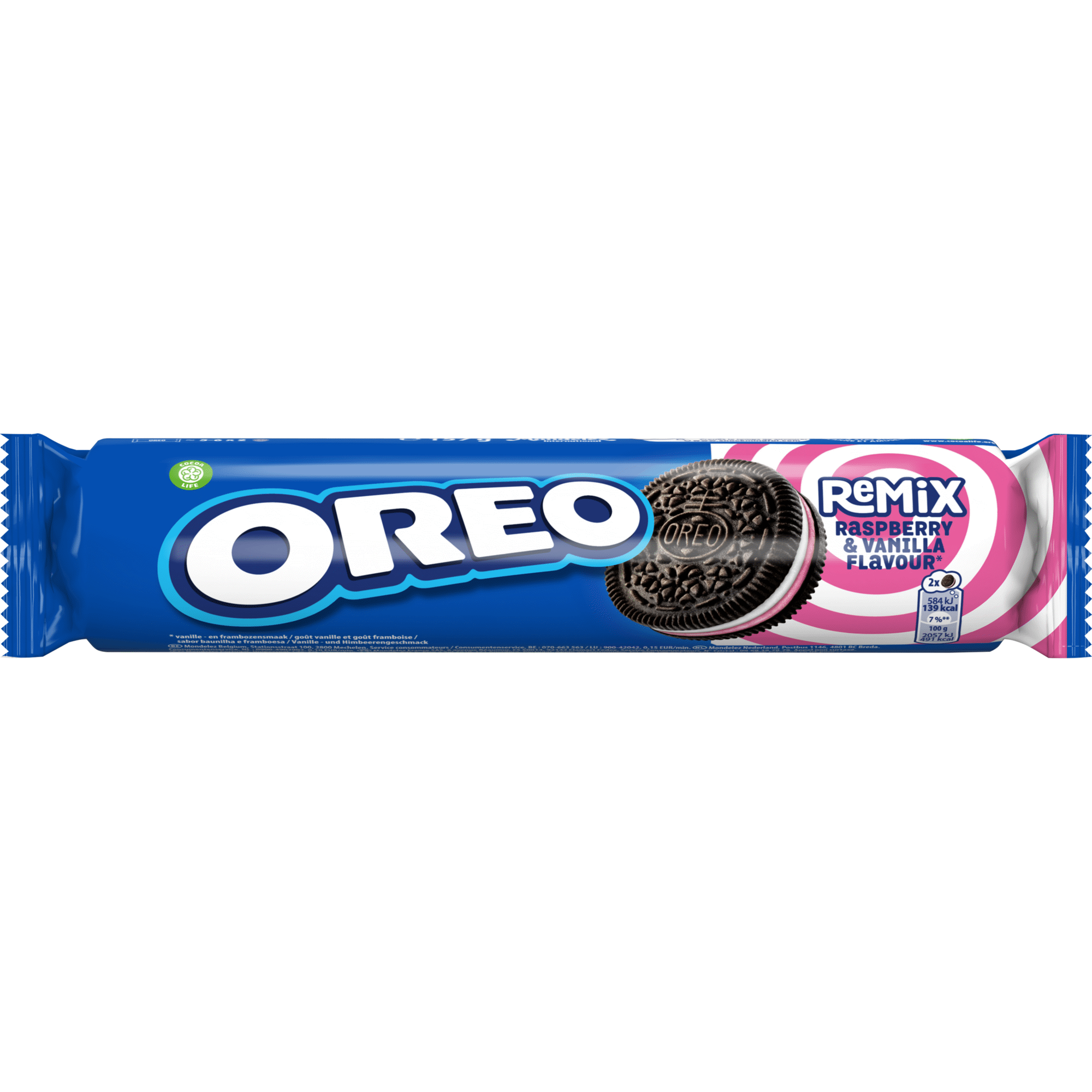 Bolachas com Recheio de Framboesa  Baunilha Remix
