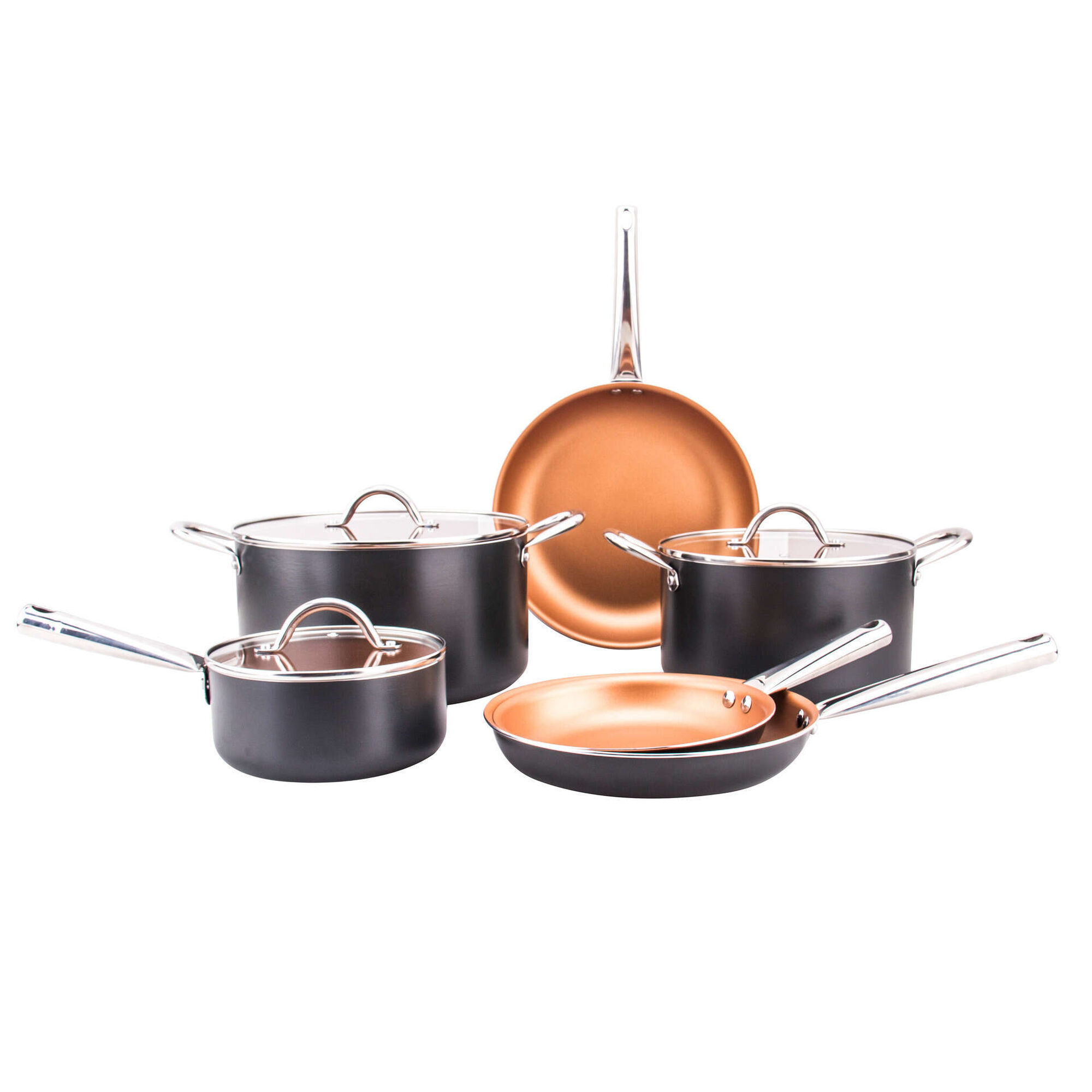 Ca&ccedil;arola Antiaderente Alum&iacute;nio Forno Copper
