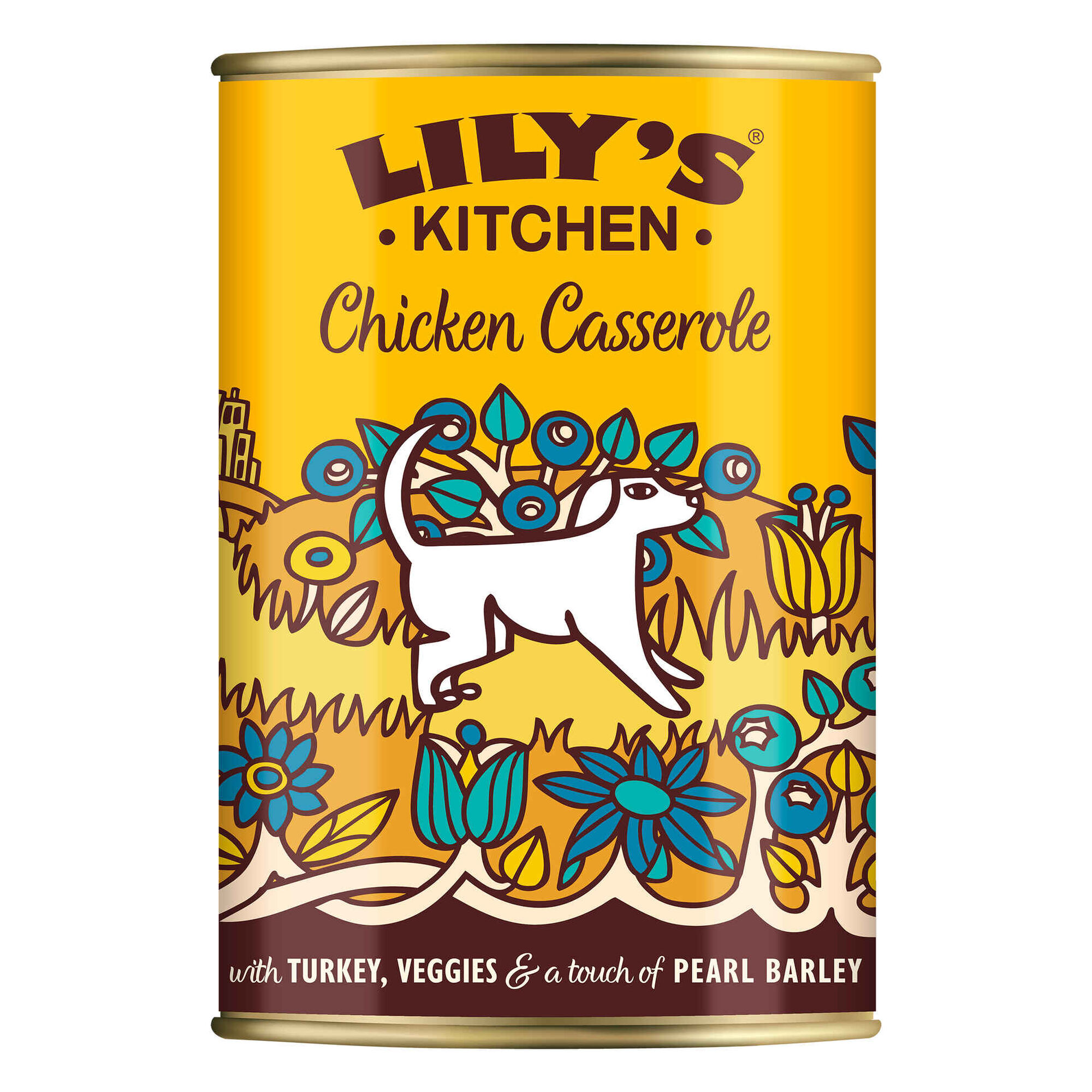 Comida H&uacute;mida para C&atilde;o Adulto Frango Peru em Lata Lily's Kitchen