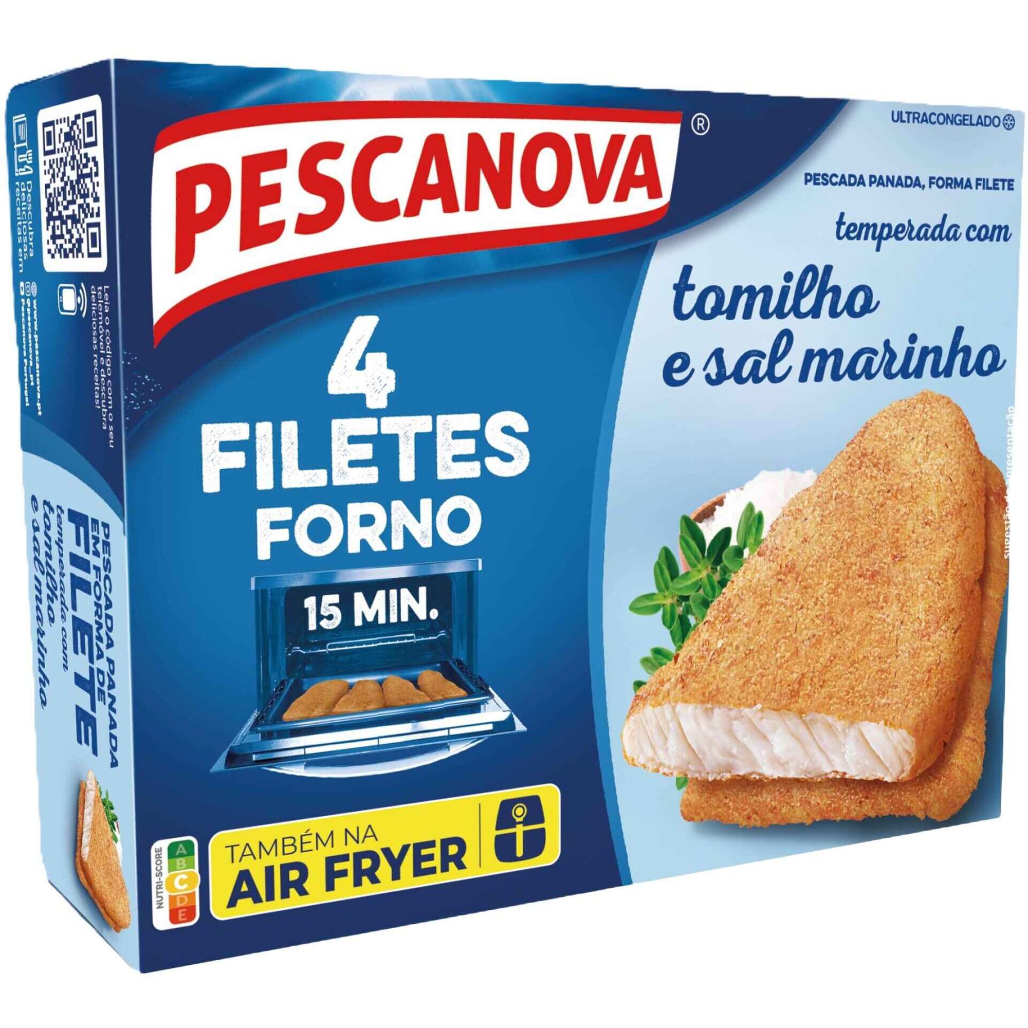 Filetes de Pescada Tomilho e Sal Marinho