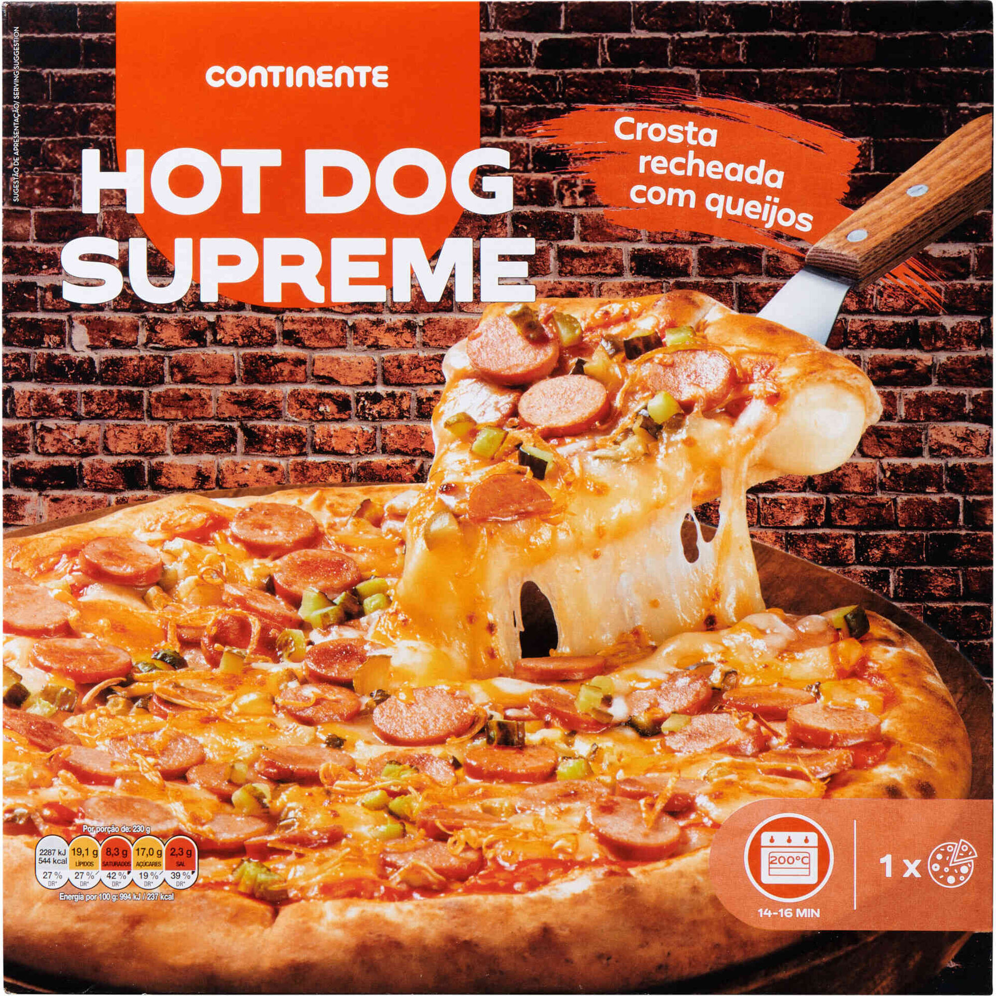 Pizza Hot Dog Continente