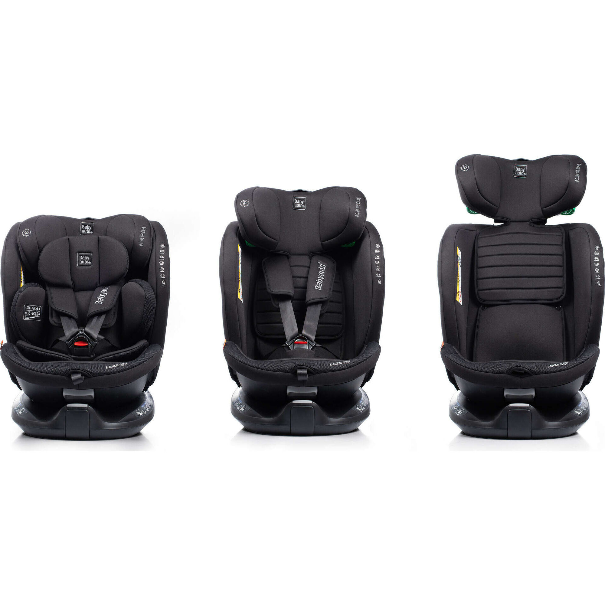 Cadeira Auto I-Size 40-150 Kanda Preta Babyauto
