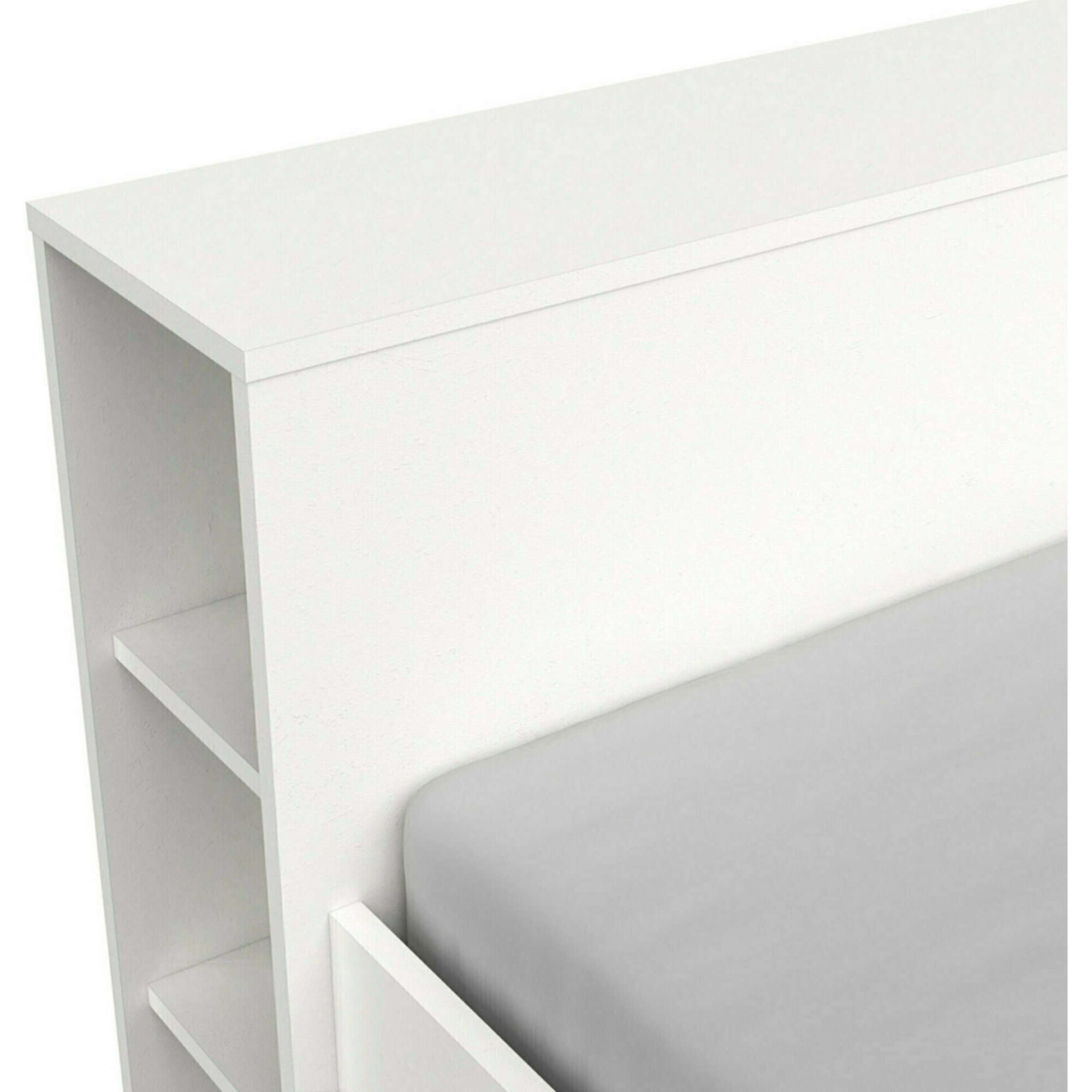 Cama Casal 169x227x74cm Branca Pocket