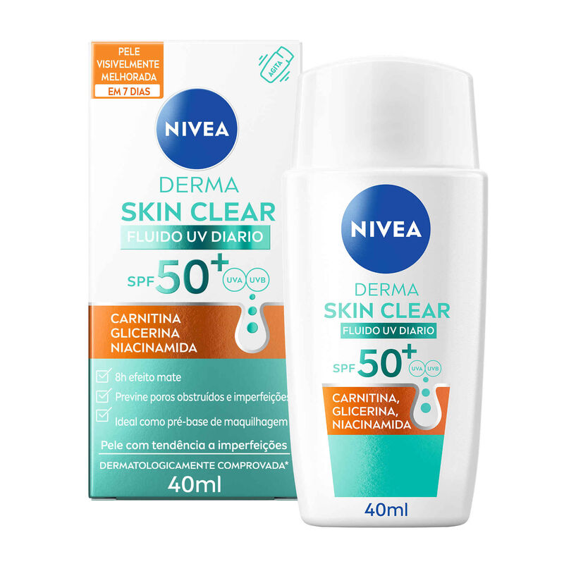 Creme de Rosto Derma Skin Clear FPS50+ Nivea