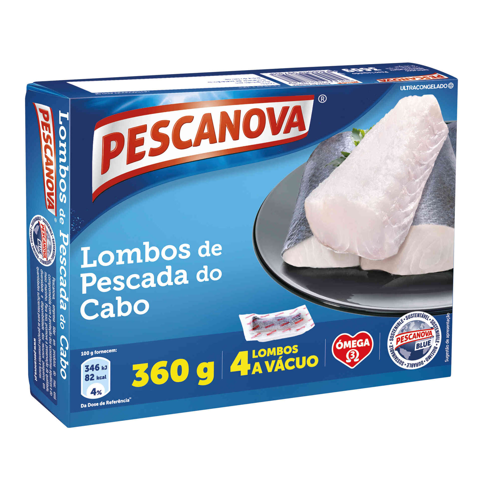 Lombos de Pescada do Cabo Congelada