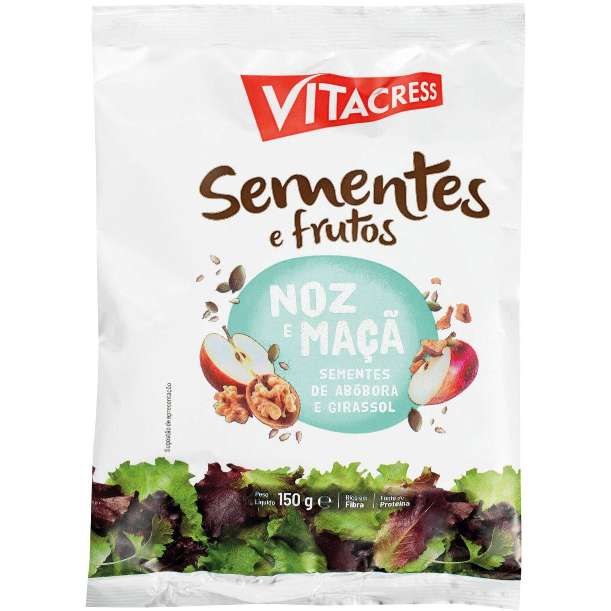 Mistura de Sementes e Frutos Noz e Maçã Mistura de Sementes e Frutos Noz e Maçã