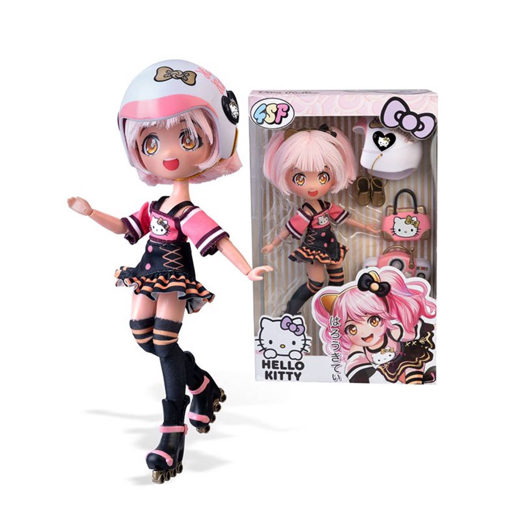 Boneca Golden Diva Roller Hello Kitty