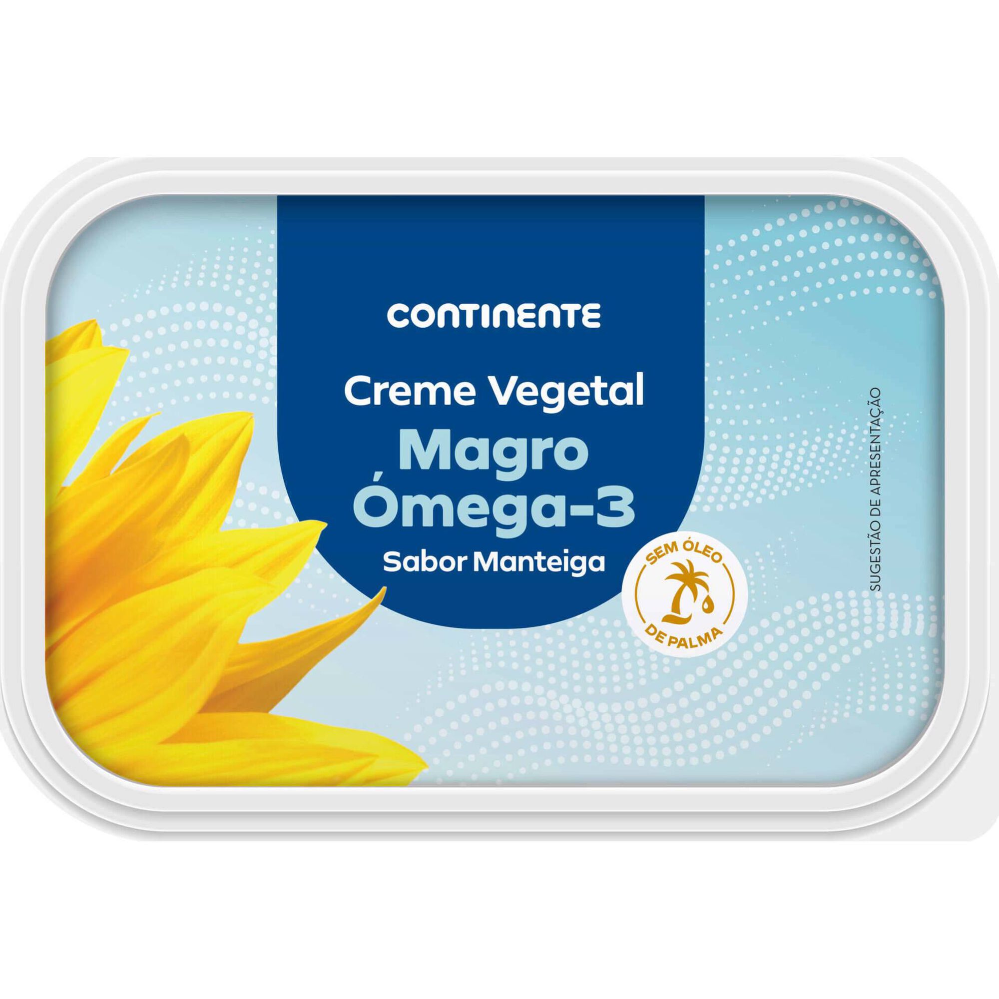 Creme Vegetal Magro Sabor a Manteiga Continente
