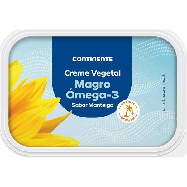 Creme Vegetal Magro Sabor a Manteiga Continente