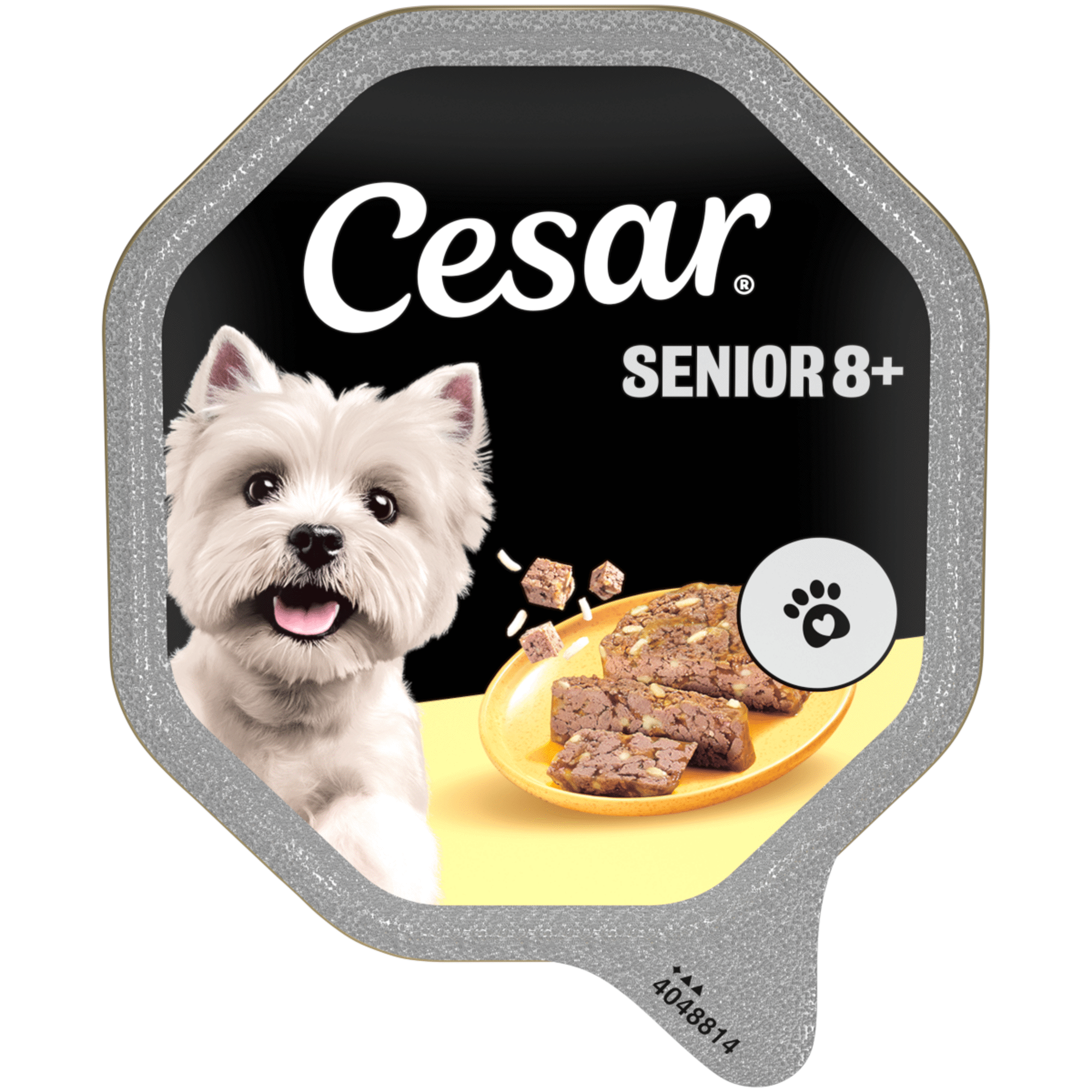Comida H&uacute;mida para C&atilde;o S&eacute;nior Frango e Arroz Cesar