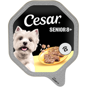 Comida H&uacute;mida para C&atilde;o S&eacute;nior Frango e Arroz Cesar