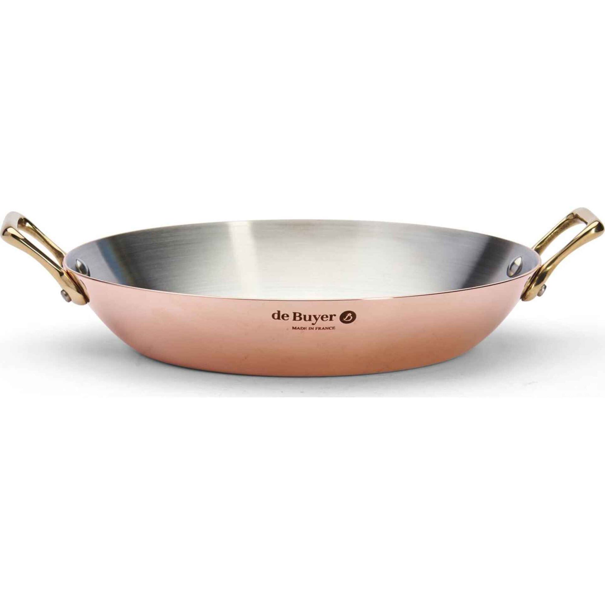 Frigideira com Asa Cobre e Inox 24 cm Inocuivre deBuyer