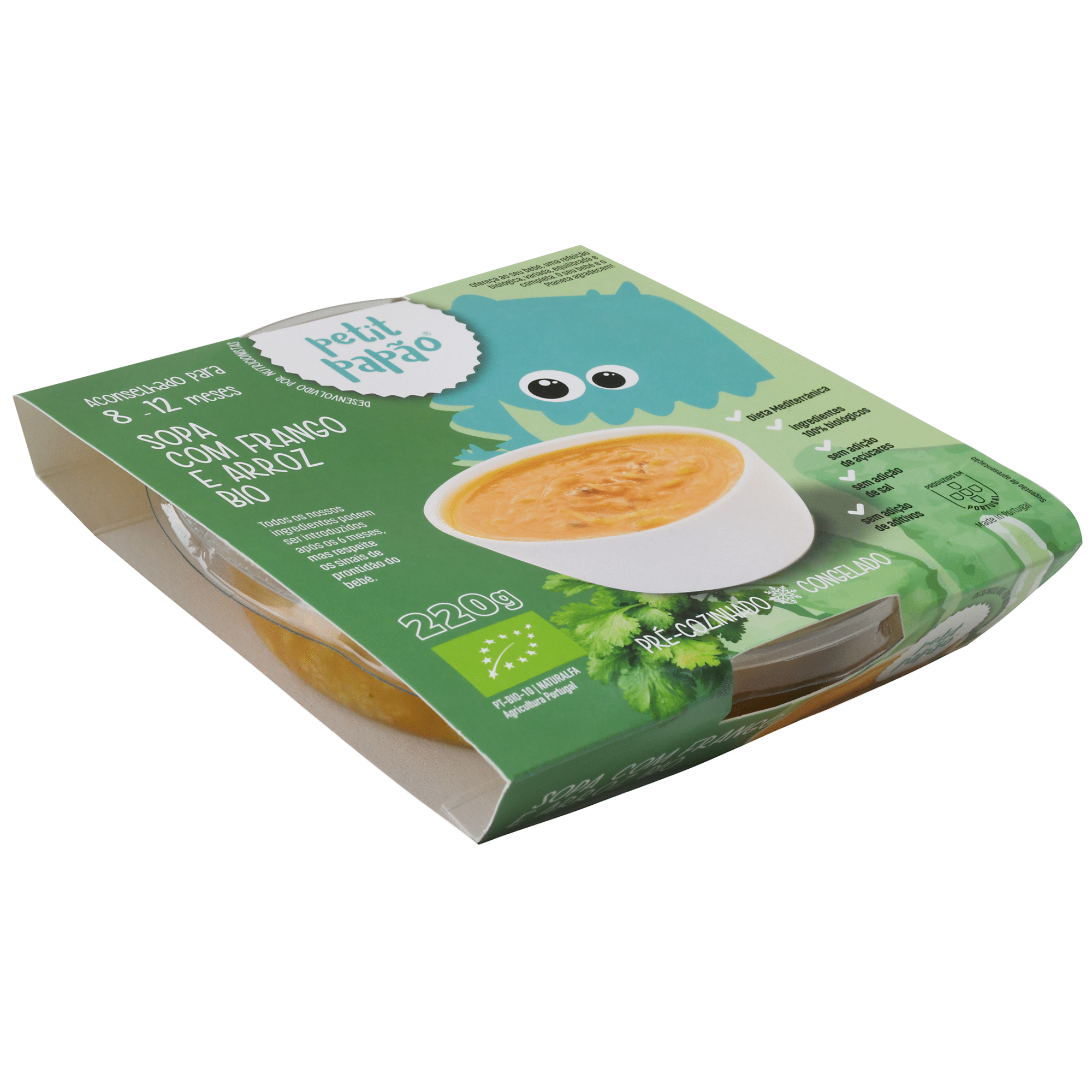 Sopa com Frango e Arroz +8M Petit Pap&atilde;o