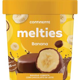 Melties de Banana Coberta com Chocolate de Leite Continente