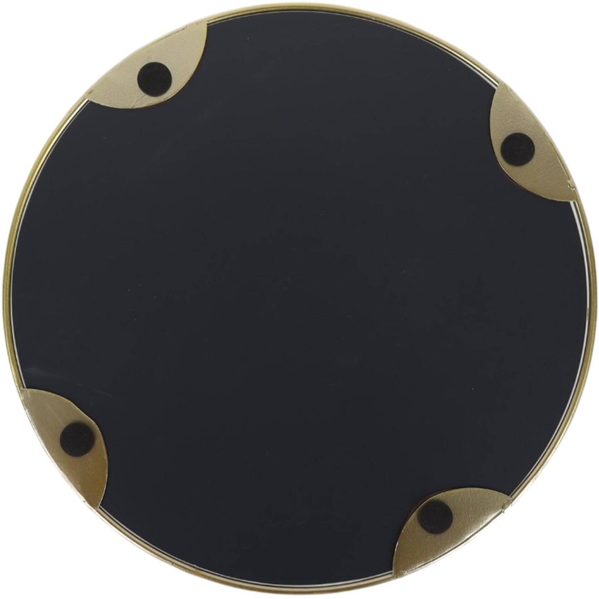 Tabuleiro 30cm Dourado Gomos Kasa