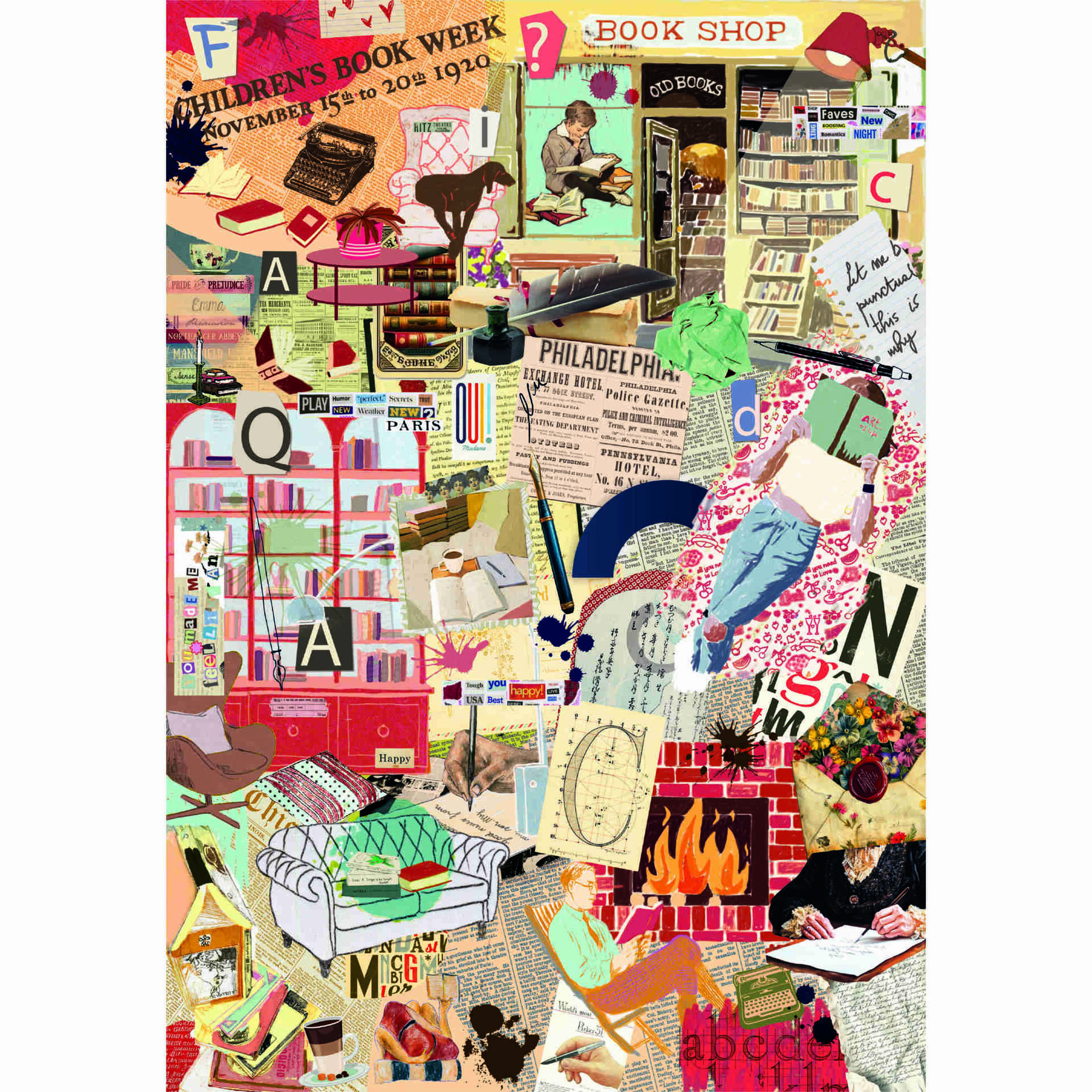 Puzzle More Is More Books & Writing 1000 Peças