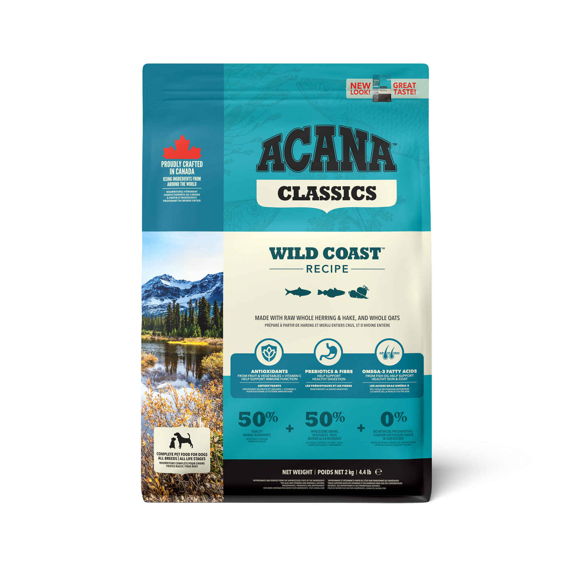 Ra&ccedil;&atilde;o para C&atilde;o Classics Wild Coast Recipe Acana