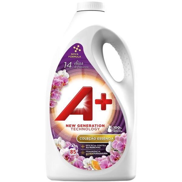 Detergente Máquina Roupa Líquido Essência A+