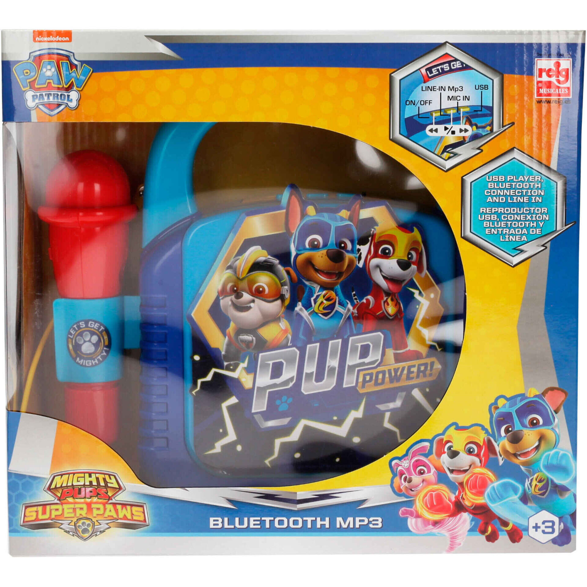 Coluna Mp3 Com Microfone e Bluetooth