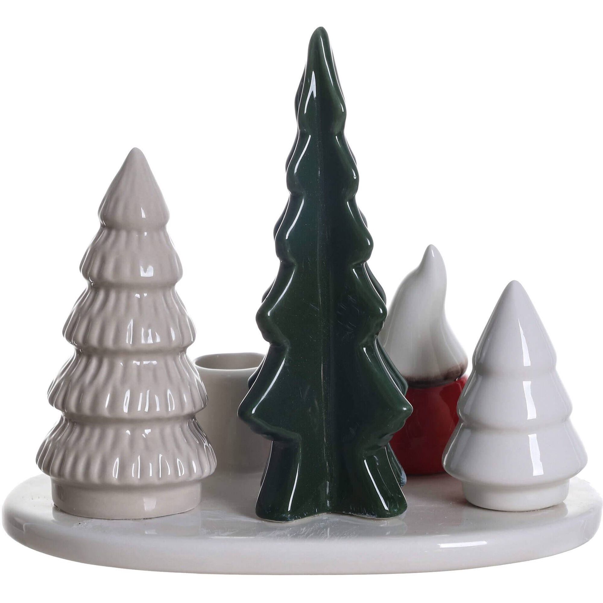 Suporte Vela Árvores e Pai Natal