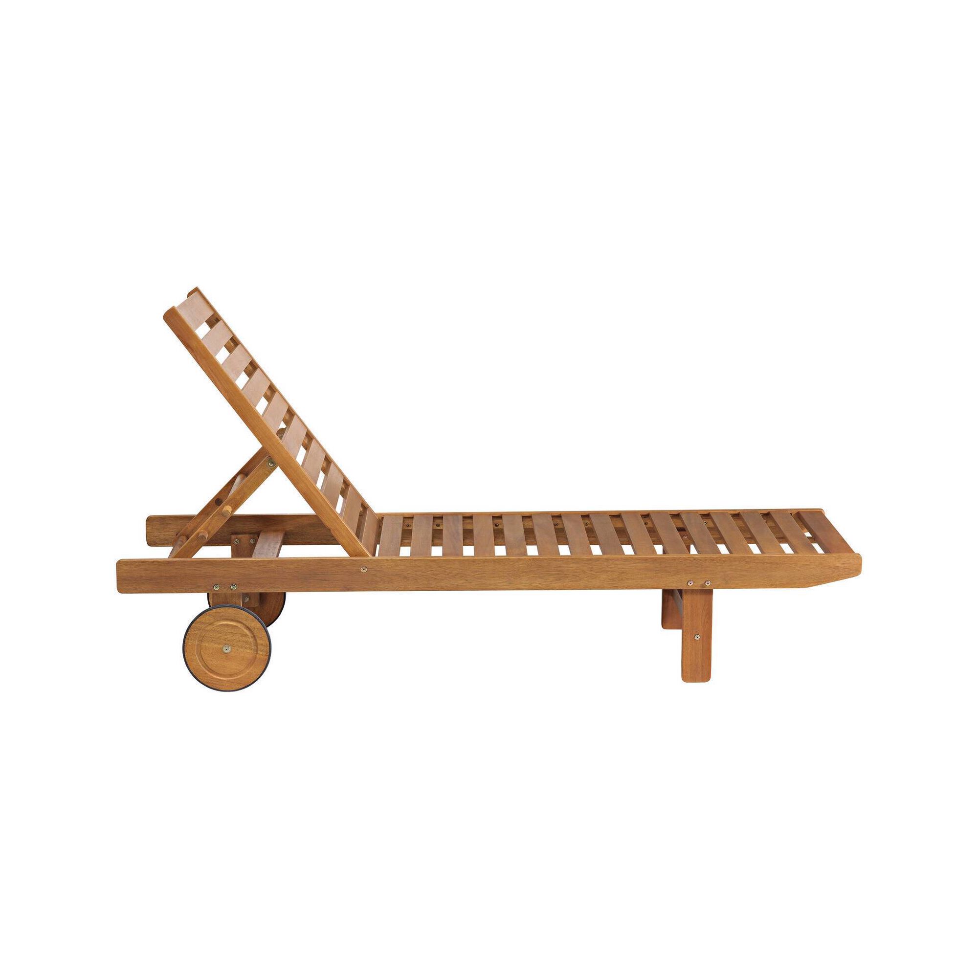 Espreguiçadeira de Madeira Acácia